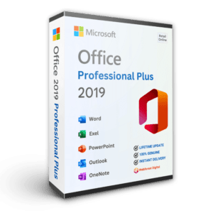 Office 2019 Professional Plus Retail Online Activation Key for 1PC.