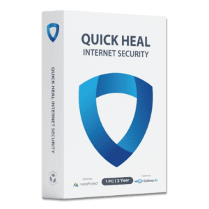 Quick Heal Internet Security 1 User for 3 Years Updates.